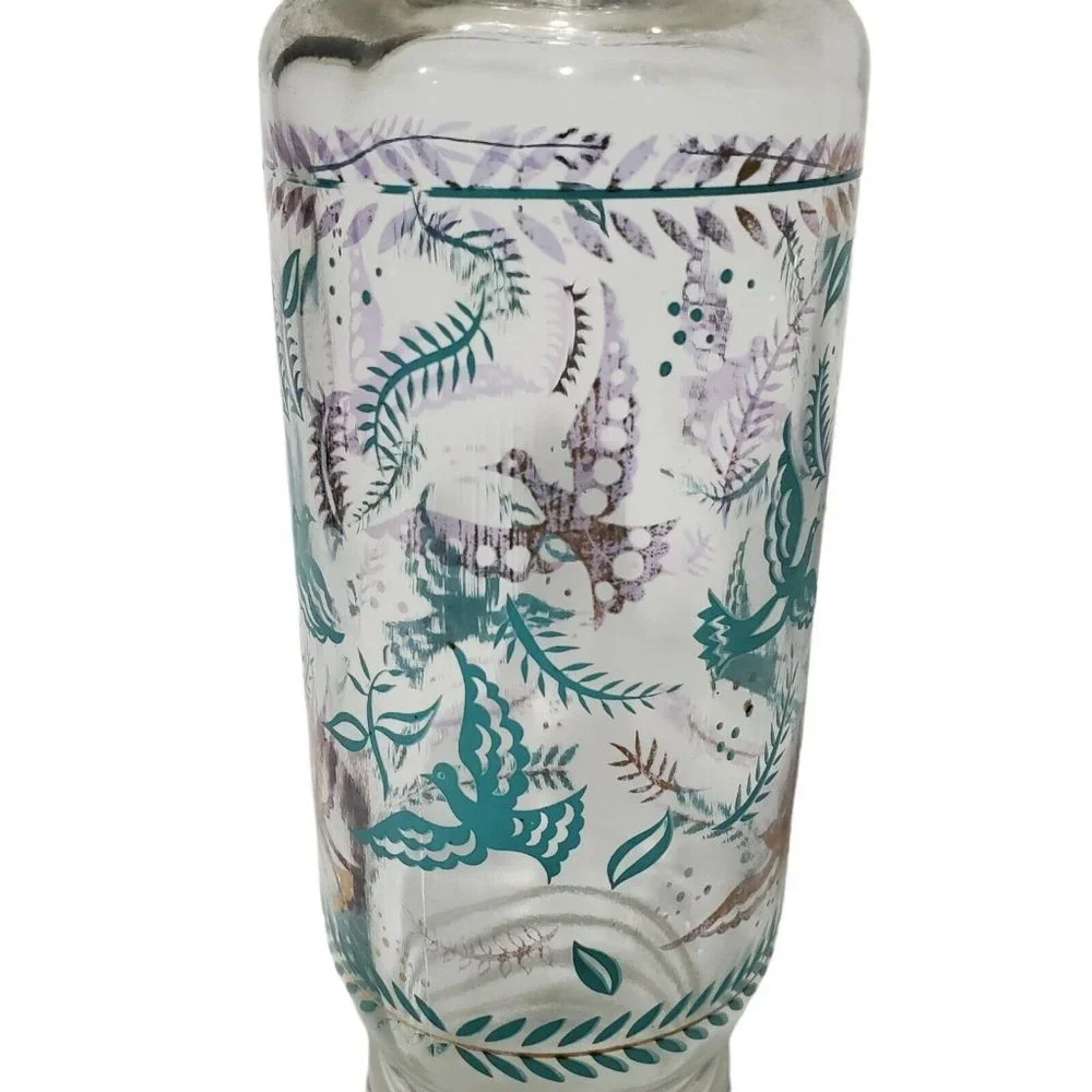 Georges Briard Birds of Paradise Apothecary Jar MCM 60s - Picture 2 of 9